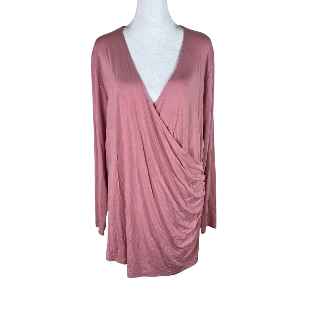 Universal Standard Cross Top Brandied Apricot Size Medium or Plus Size 18-20 NWT